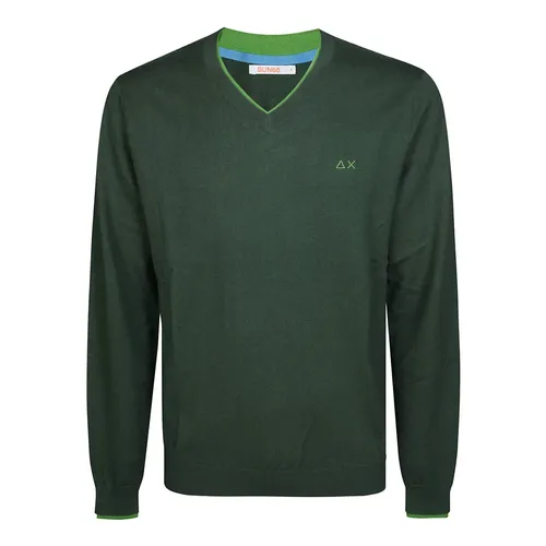 Knitwear > V-neck Knitwear - - Sun68 - Modalova