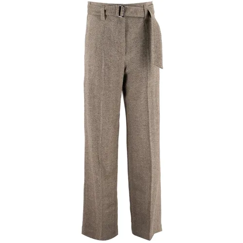 Trousers > Wide Trousers - - Brunello Cucinelli - Modalova