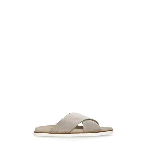 Shoes > Flip Flops & Sliders > Sliders - - Brunello Cucinelli - Modalova