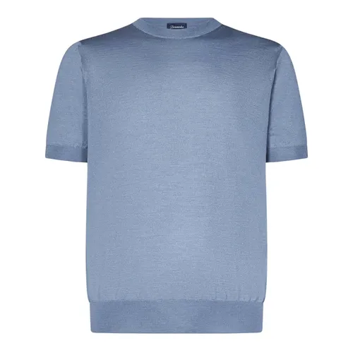 Drumohr - Tops > T-Shirts - Blue - Drumohr - Modalova