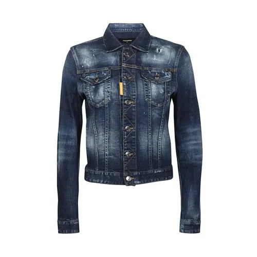 Jackets > Denim Jackets - - Dsquared2 - Modalova