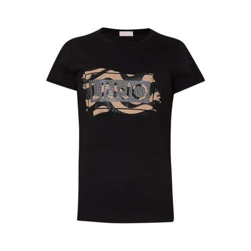 Liu Jo - Tops > T-Shirts - Black - Liu Jo - Modalova