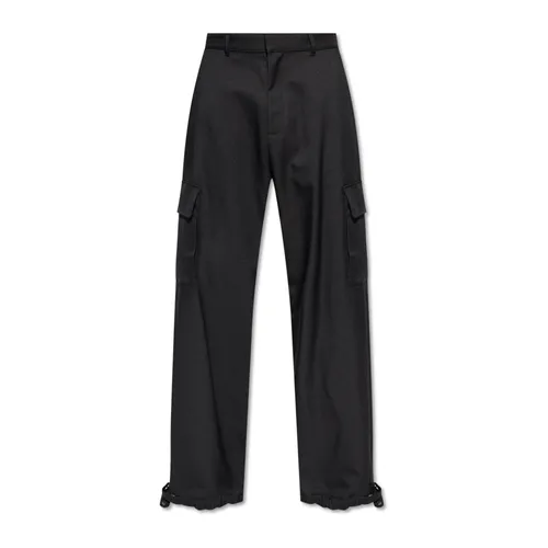 Trousers > Wide Trousers - - Off White - Modalova