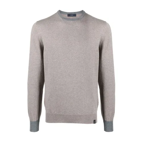 Knitwear > Round-neck Knitwear - - Fay - Modalova