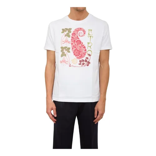 Etro - Tops > T-Shirts - White - Etro - Modalova
