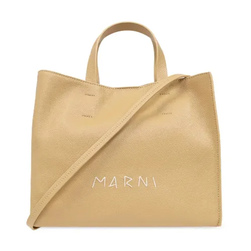 Marni - Bags > Tote Bags - Beige - Marni - Modalova