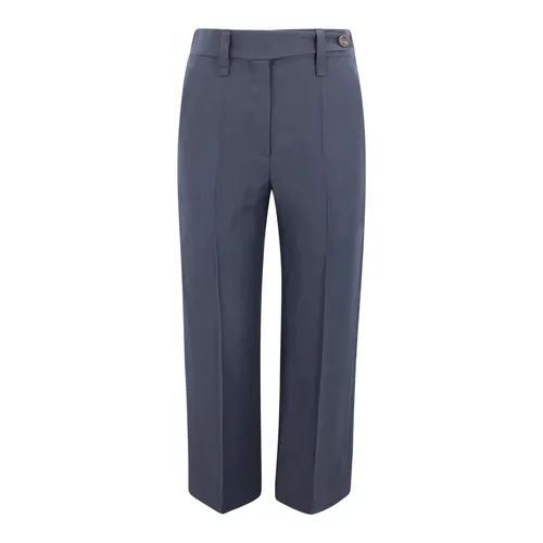 Trousers > Straight Trousers - - Brunello Cucinelli - Modalova