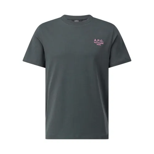 A.p.c. - Tops > T-Shirts - Green - A.p.c. - Modalova