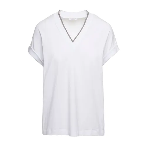 Tops > T-Shirts - - Brunello Cucinelli - Modalova