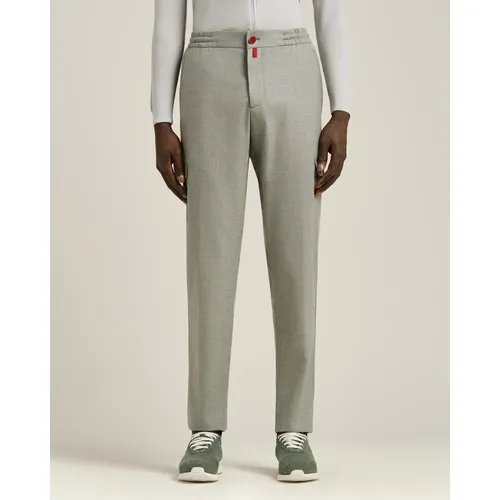 Trousers > Slim-fit Trousers - - Kiton - Modalova