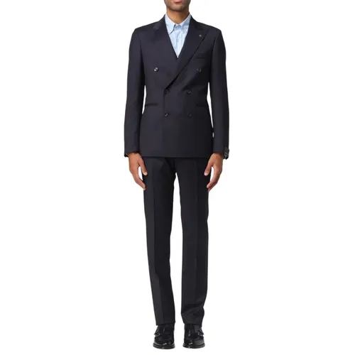 Suits > Suit Sets > Double Breasted Suits - - Tagliatore - Modalova