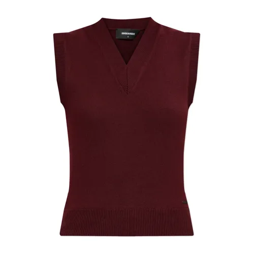 Knitwear > V-neck Knitwear - - Dsquared2 - Modalova