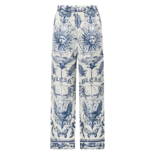 Trousers > Wide Trousers - - Philipp Plein - Modalova