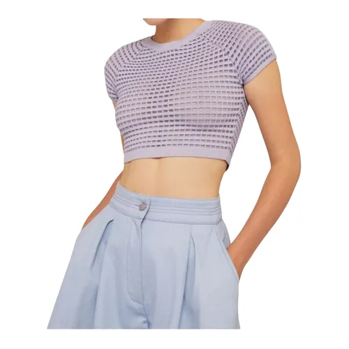 Genny - Tops > T-Shirts - Purple - Genny - Modalova
