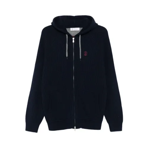 Sweatshirts & Hoodies > Zip-throughs - - Brunello Cucinelli - Modalova