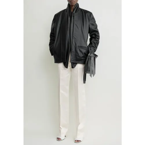 Jackets > Leather Jackets - - TotêMe - Modalova