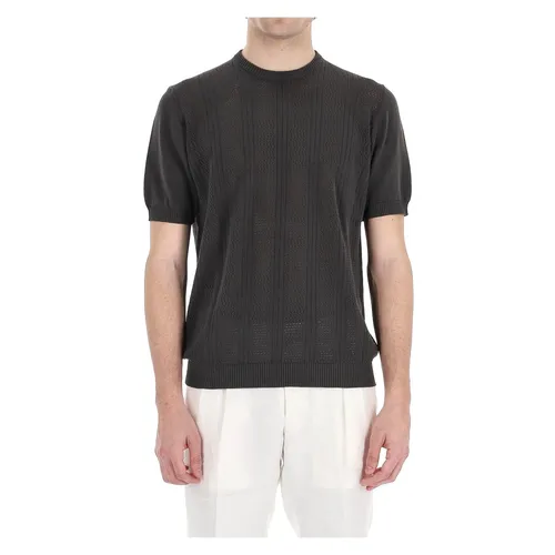 Drumohr - Tops > T-Shirts - Brown - Drumohr - Modalova