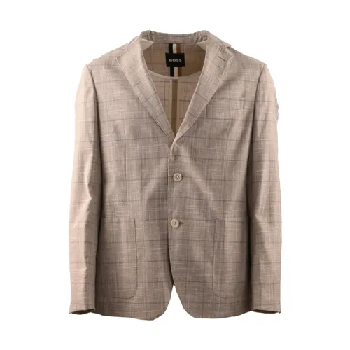 Hugo - Jackets > Blazers - Beige - Hugo - Modalova