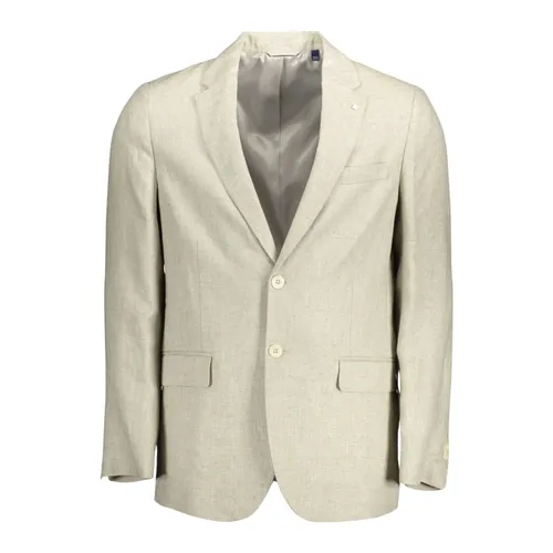 Gant - Jackets > Blazers - Beige - Gant - Modalova