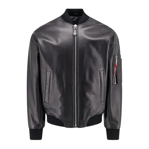 Jackets > Leather Jackets - - Dsquared2 - Modalova