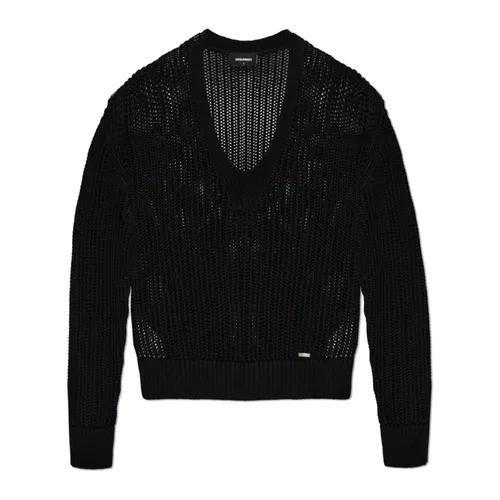 Knitwear > V-neck Knitwear - - Dsquared2 - Modalova