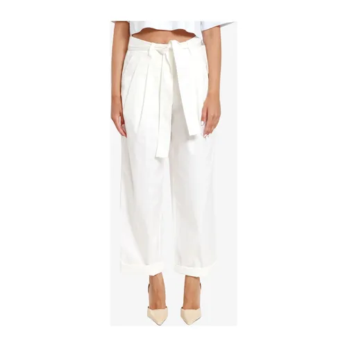Trousers > Straight Trousers - - Msgm - Modalova
