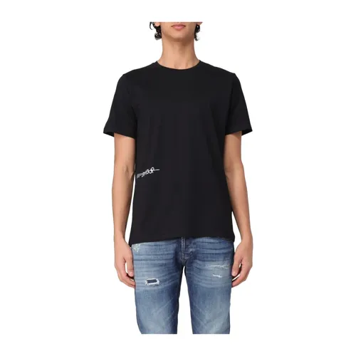 Dondup - Tops > T-Shirts - Black - Dondup - Modalova