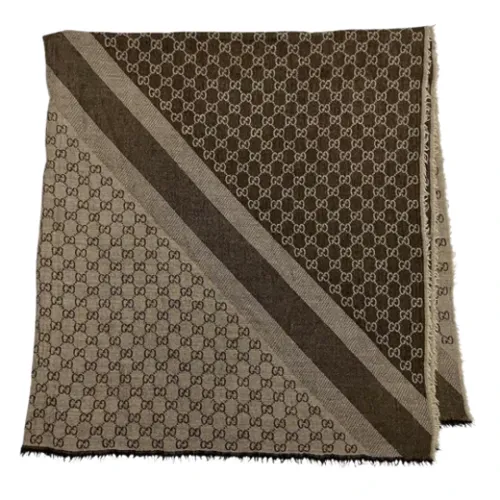 Pre-owned > Pre-owned Accessories > Pre-owned Scarves - - Gucci Vintage - Modalova