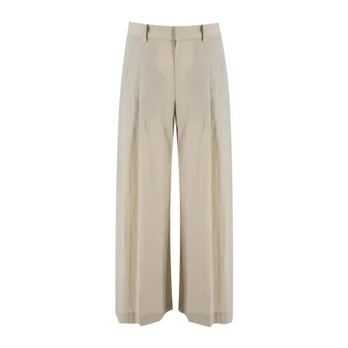 Trousers > Wide Trousers - - Brunello Cucinelli - Modalova