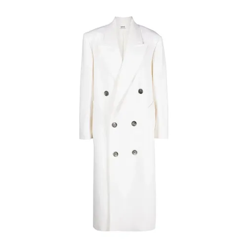 Coats > Double-Breasted Coats - - Ami Paris - Modalova