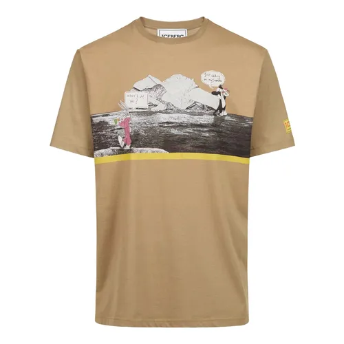 Iceberg - Tops > T-Shirts - Brown - Iceberg - Modalova