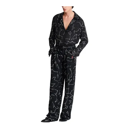 Trousers > Wide Trousers - - Balmain - Modalova