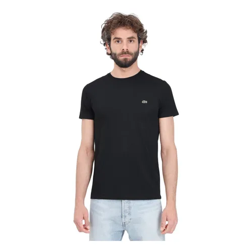 Lacoste - Tops > T-Shirts - Black - Lacoste - Modalova
