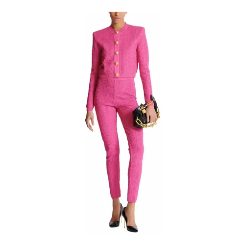 Trousers > Leggings - - Balmain - Modalova
