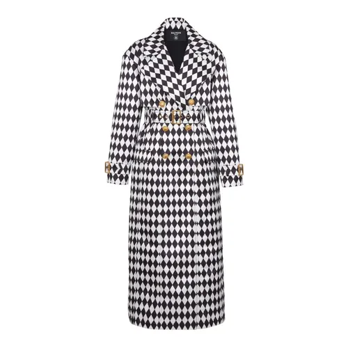 Coats > Trench Coats - - Balmain - Modalova