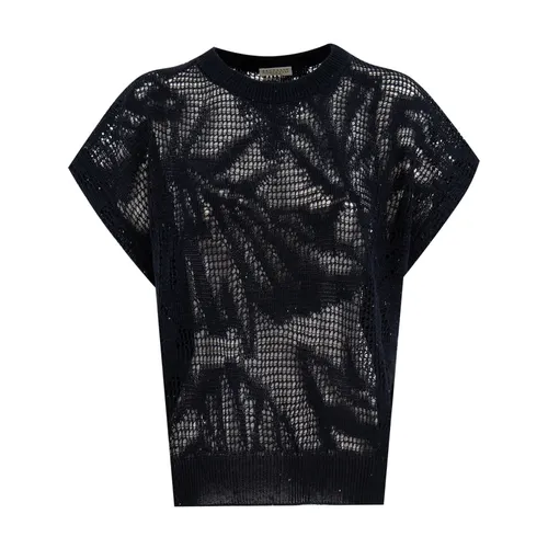 Knitwear > Round-neck Knitwear - - Brunello Cucinelli - Modalova