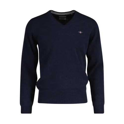 Knitwear > V-neck Knitwear - - Gant - Modalova