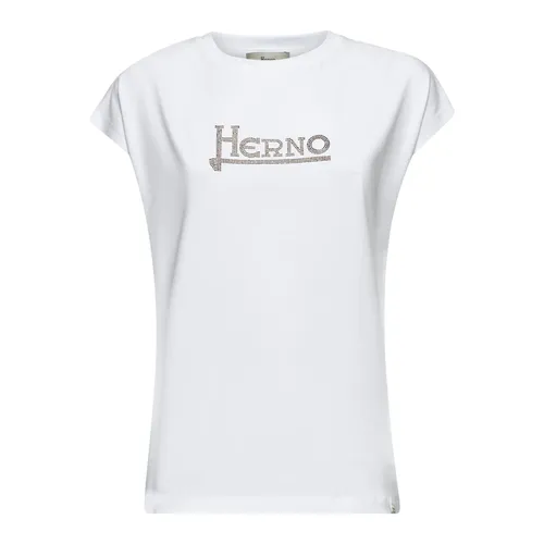 Herno - Tops > T-Shirts - White - Herno - Modalova