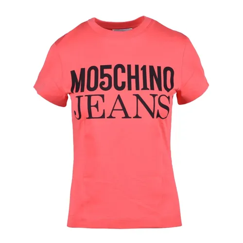 Moschino - Tops > T-Shirts - Red - Moschino - Modalova