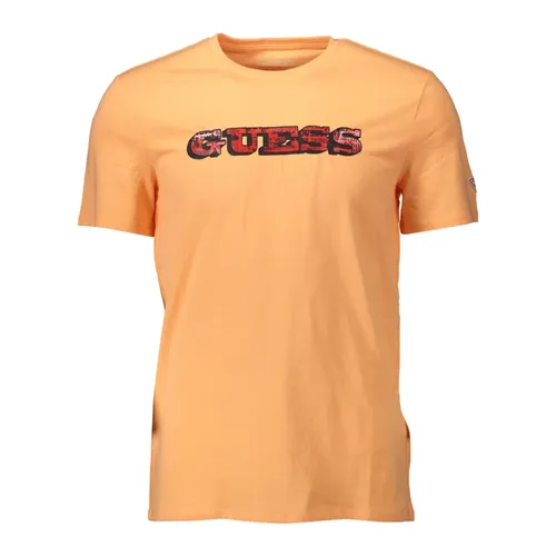 Guess - Tops > T-Shirts - Orange - Guess - Modalova