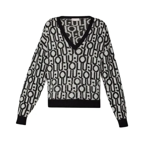Knitwear > V-neck Knitwear - - Liu Jo - Modalova