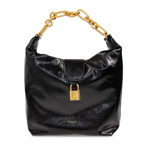 Balmain - Bags > Handbags - Black - Balmain - Modalova