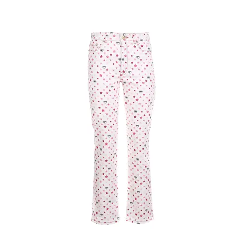 Trousers > Straight Trousers - - Chiara Ferragni Collection - Modalova