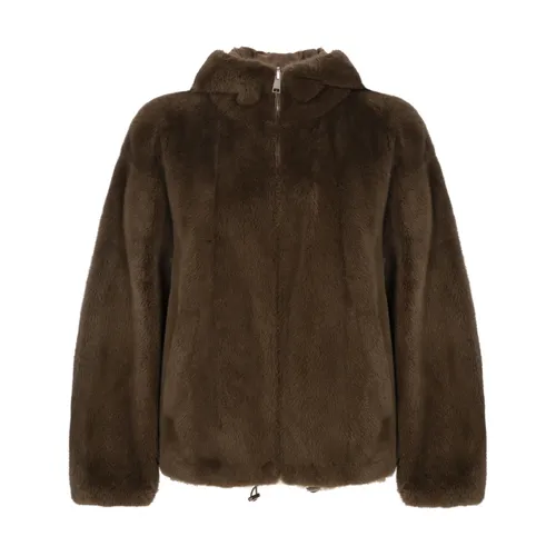 Jackets > Faux Fur & Shearling Jackets - - Blancha - Modalova