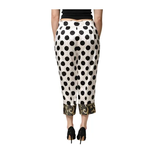 Trousers > Cropped Trousers - - Dolce & Gabbana - Modalova