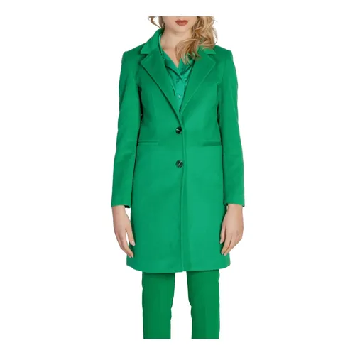 Coats > Single-Breasted Coats - - Sol Wears Women - Modalova