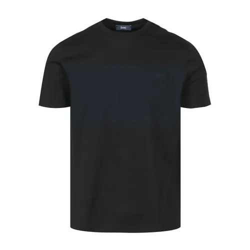 Herno - Tops > T-Shirts - Black - Herno - Modalova
