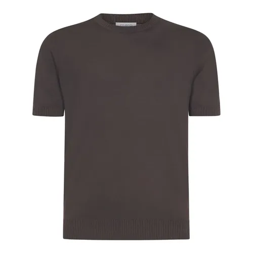 Malo - Tops > T-Shirts - Brown - Malo - Modalova