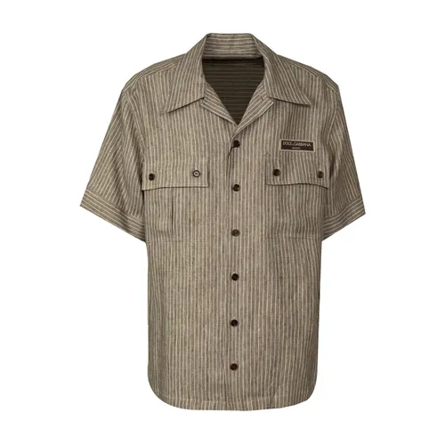 Shirts > Short Sleeve Shirts - - Dolce & Gabbana - Modalova