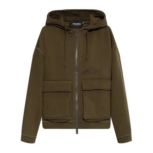 Sweatshirts & Hoodies > Zip-throughs - - Dsquared2 - Modalova